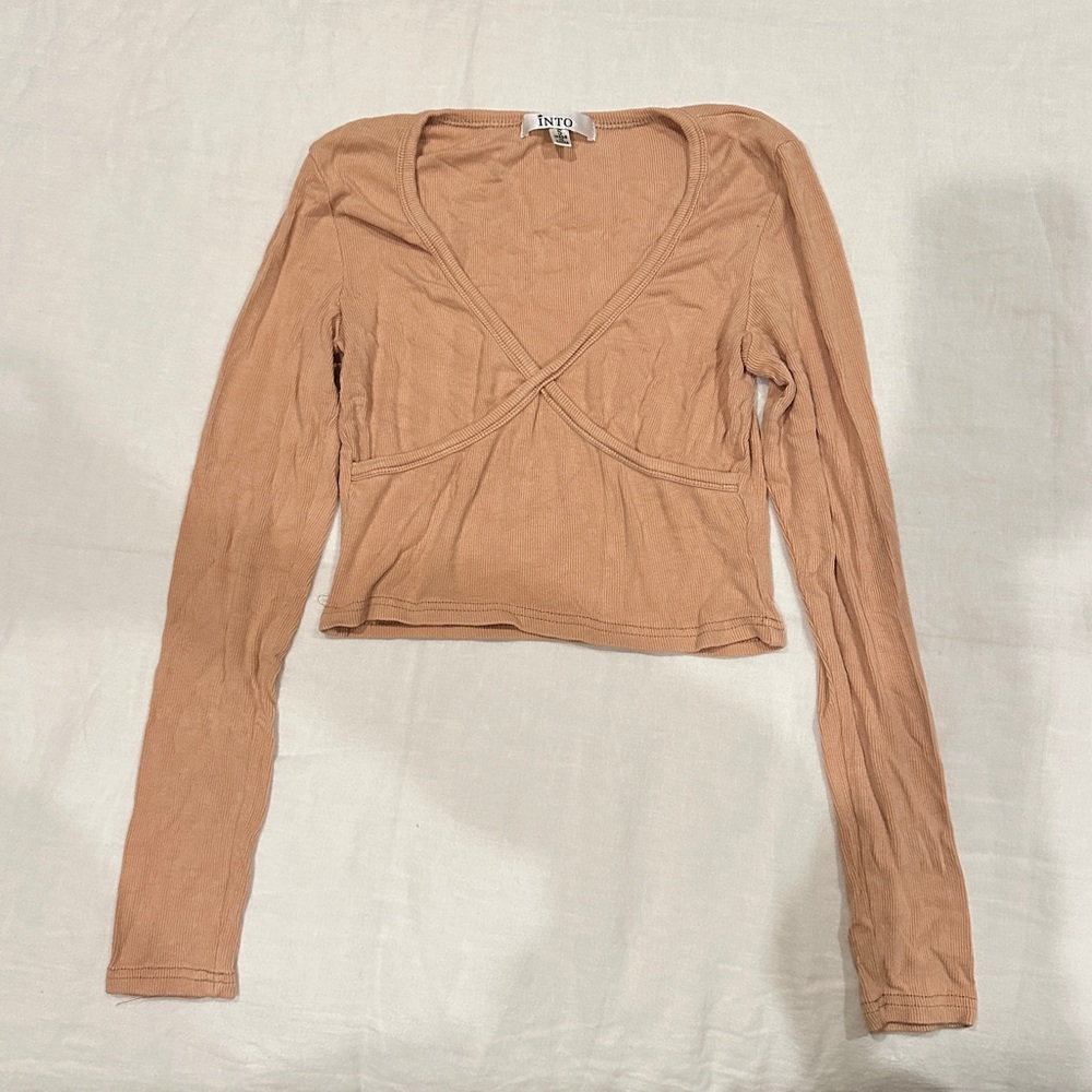 Verge girl long sleeve crop top